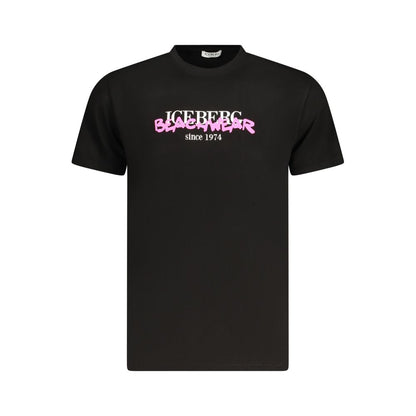 Iceberg Neon Cotton Men T-Shirt