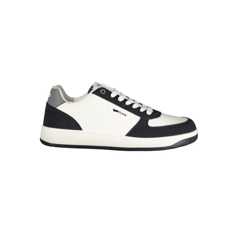 Gas Bianco Polyurethane Men Sneaker 1728,67403481248,Athletic - Sneakers - Shoes,EU40/US7,EU41/US8,EU42/US9,EU43/US10,EU44/US11,EU45/US12,Gas,Men,New with tags,Shoes,Sneakers - Shoes,White