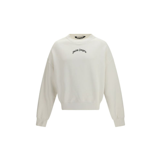 Palm Angels Beige Cotton Sweatshirt