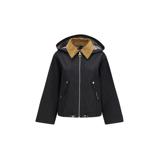 Barbour Black Polyester Shell Jacket
