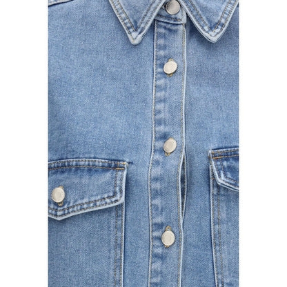 Ella Blue Cotton Denim Jacket