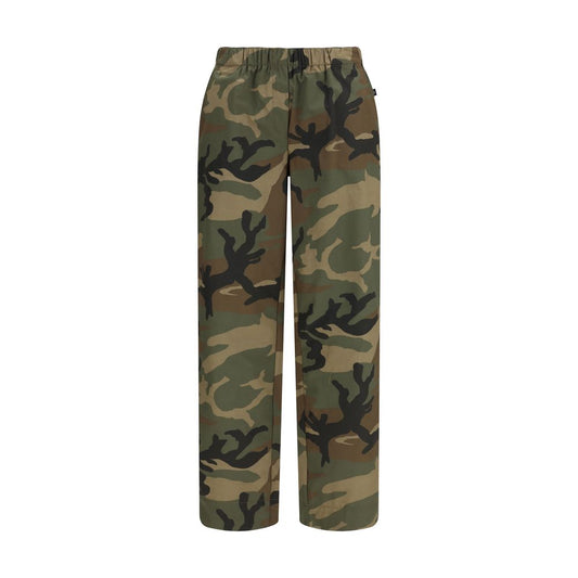 Ella Bicolor Cotton Casual Pants