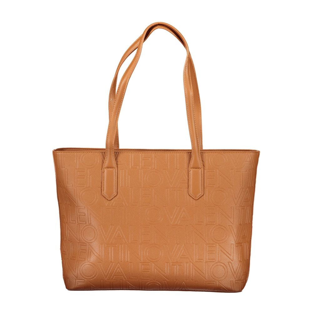 Valentino Brown Polyethylene Handbag