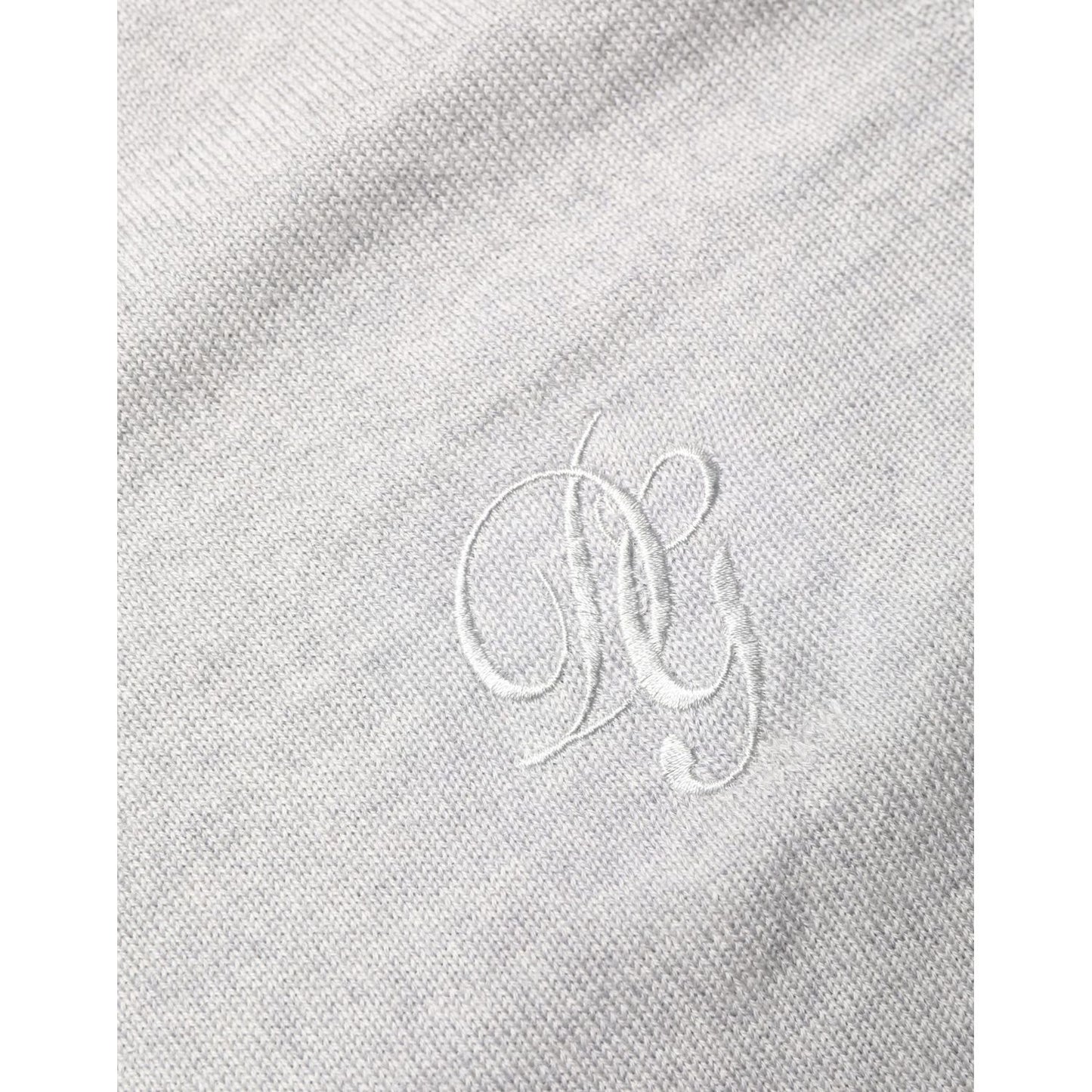 Dolce & Gabbana Gray Long Sleeves Crew Neck Pullover Sweater