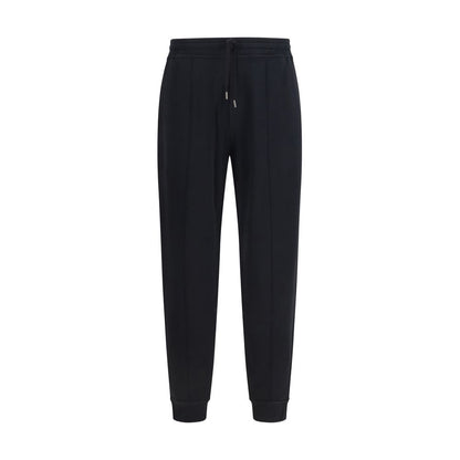 Brunello Cucinelli Black Cotton Joggers (Workout Pants)