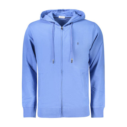 Coveri Moving Blue Cotton Men's Sweatshirt