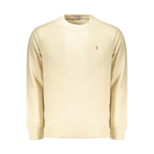 Coveri Moving Beige Cotton Men's Sweatshirt