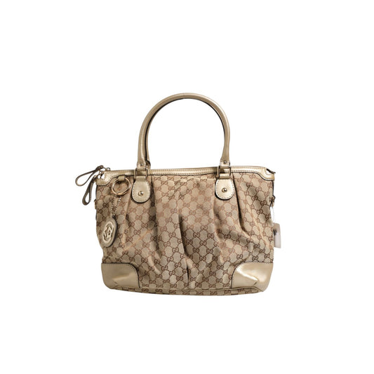 Gucci Canvas Sukey Satchel