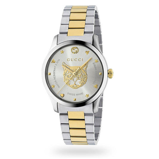 Gucci Silver Stainless Steel Dress Watch