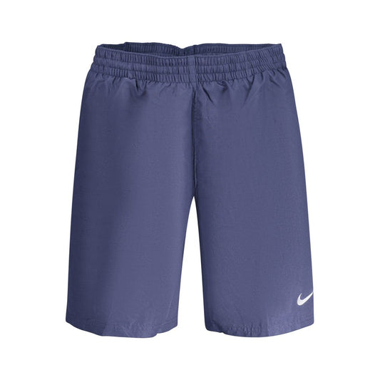 Nike Blue Polyester Men's Swim Boxer