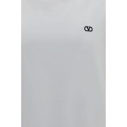 Valentino White Cotton T-Shirt