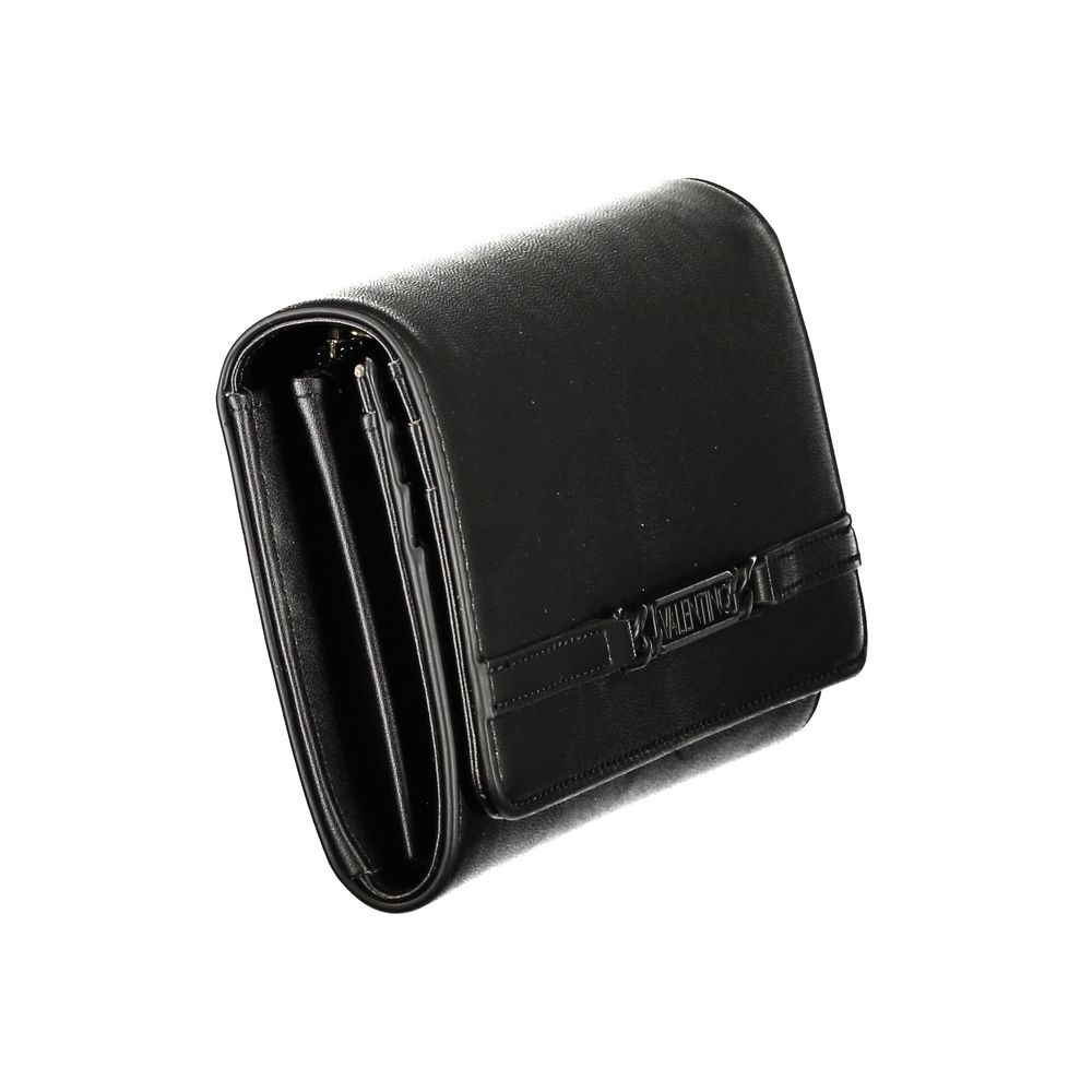 Valentino Black Polyurethane Women's Wallet