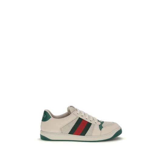 Gucci Beige Polyester Athletic Sneakers
