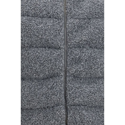 Herno Gray Polyester Sleeveless Jacket