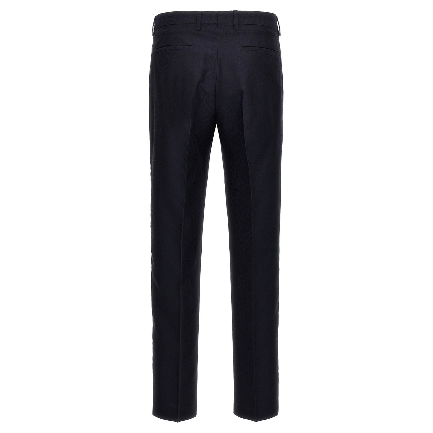 Etro Blue Cotton Dress Pants