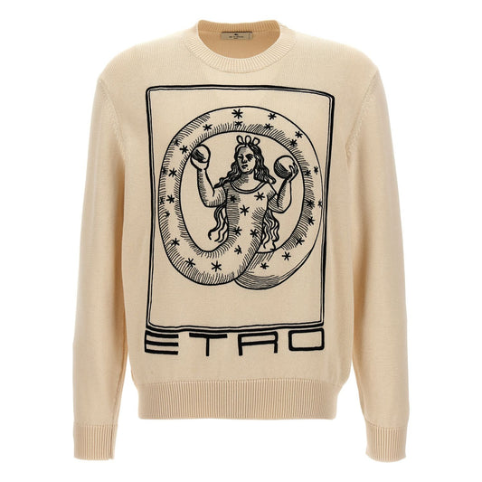 Etro Beige Cotton Cardigan