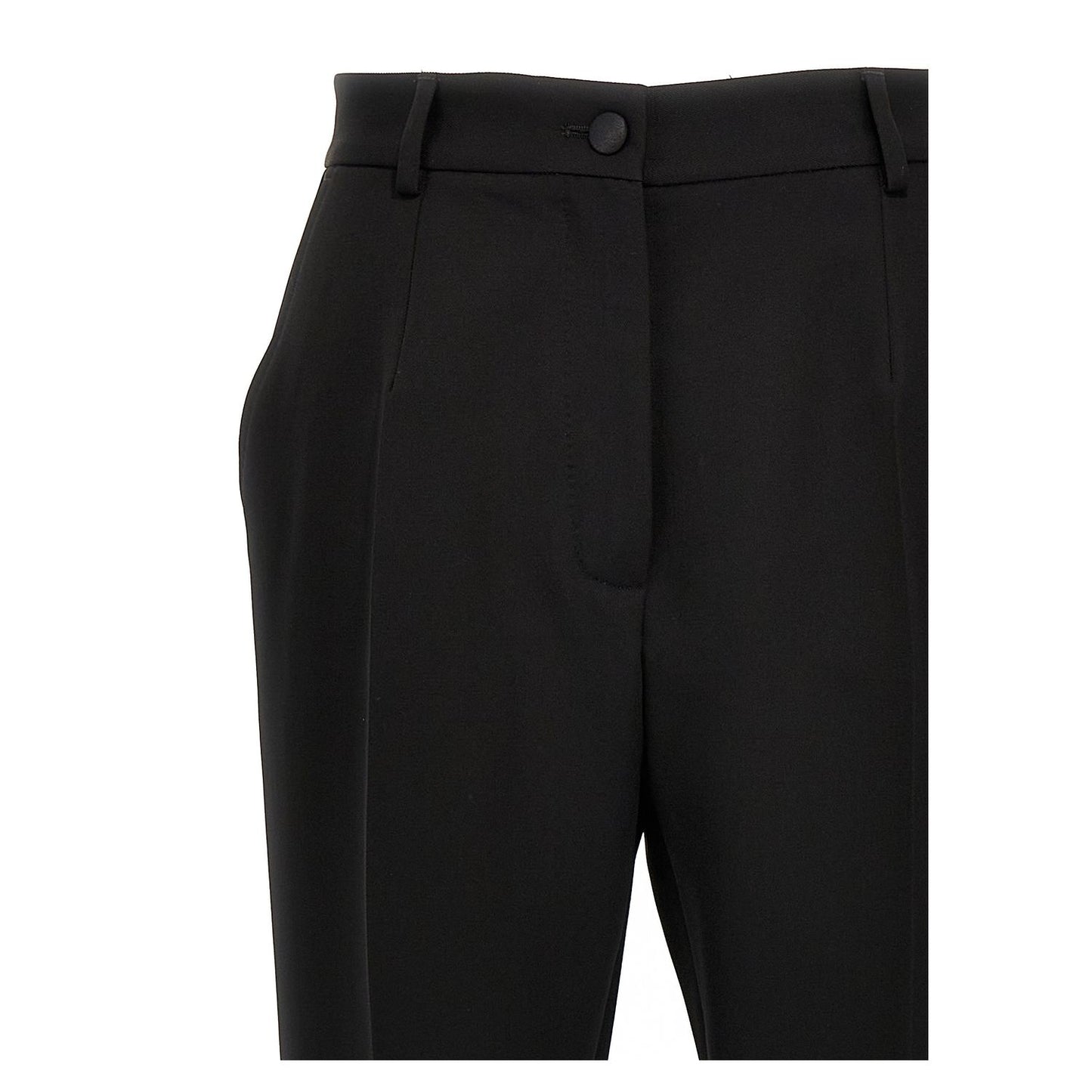 Dolce & Gabbana Black Virgin Wool Tuxedo