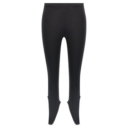 Courrèges Black Polyamide Leggings