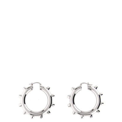 Jil Sander Silver Brass Earrings