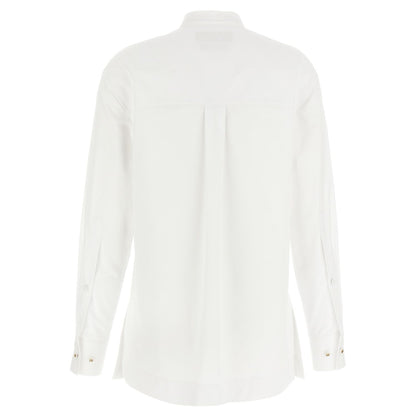 Gucci White Cotton Blouse