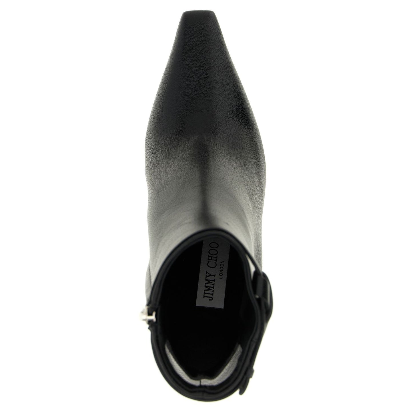 Jimmy Choo Black Leather Ankle Boots