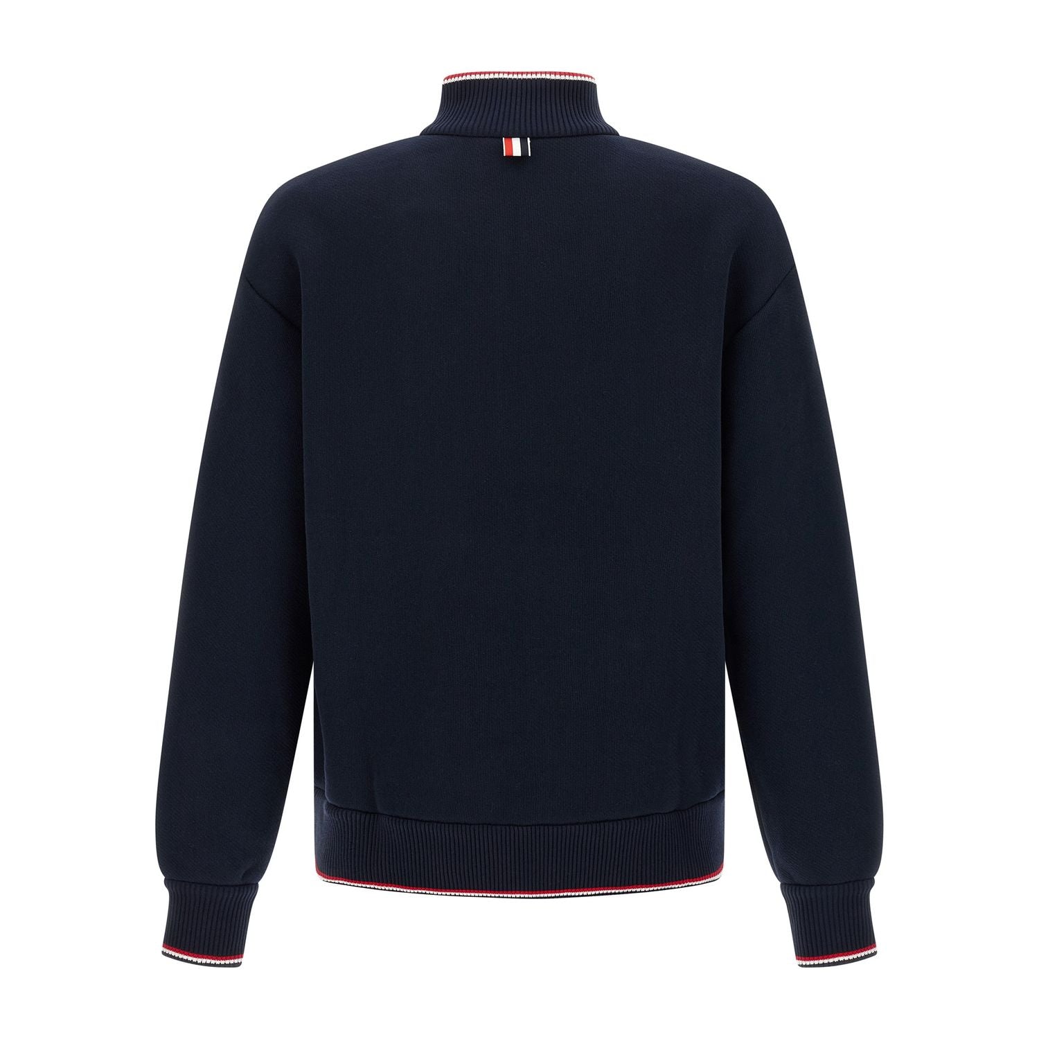Thom Browne Blue Cotton Sweatshirt
