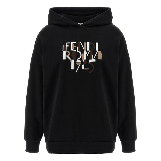 Fendi Black Cotton Sweatshirt