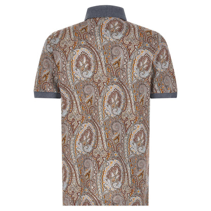 Etro Multicolor Cotton Polo Shirt