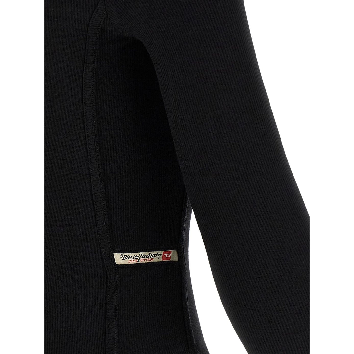 Diesel Black Viscose Bodysuit