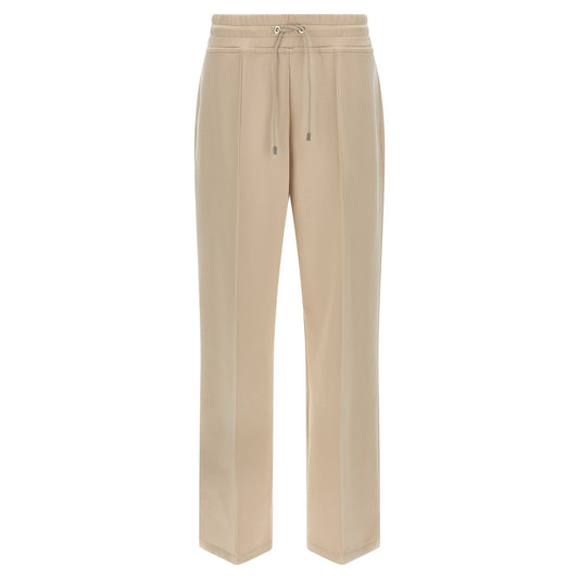 MooRER Beige Cotton Joggers (Workout Pants)