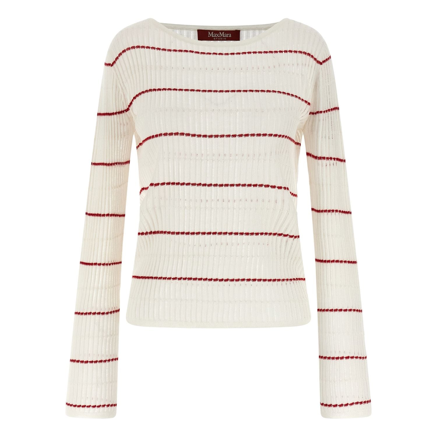 Max Mara White Silk Cardigan