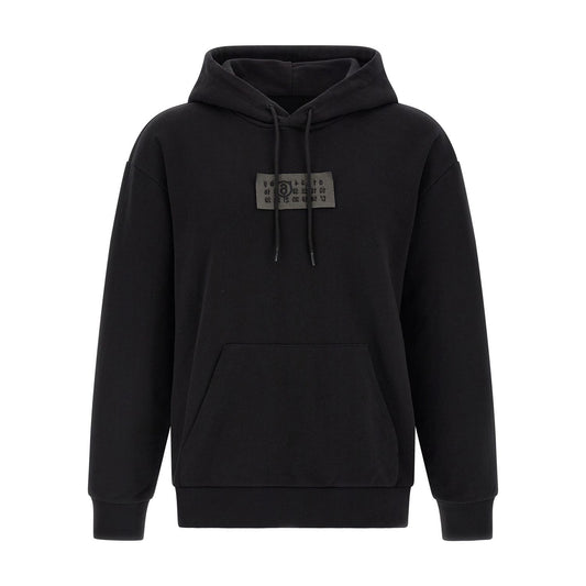 MM6 Maison Margiela Black Cotton Sweatshirt
