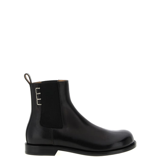 J.W.Anderson Black Calfskin Chelsea Boots