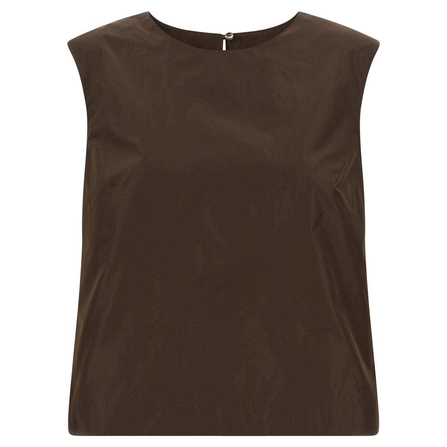 P.A.R.O.S.H. Brown Polyester Shirt