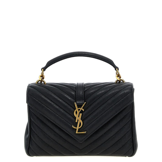 Saint Laurent Black Calfskin Crossbody Bag