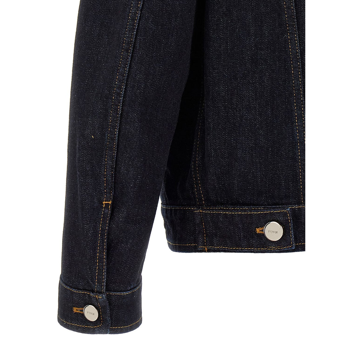 Fendi Blue Cotton Denim Jacket