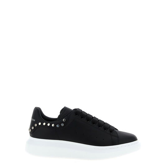 Alexander McQueen Black Calfskin Chunky Sneakers