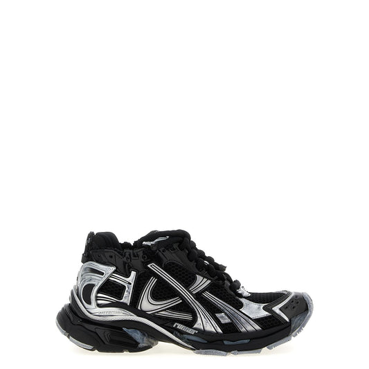 Balenciaga Black Polyethylene Athletic Sneakers