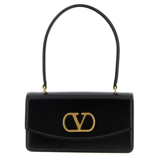 Valentino Garavani Black Calfskin Shoulder Bag