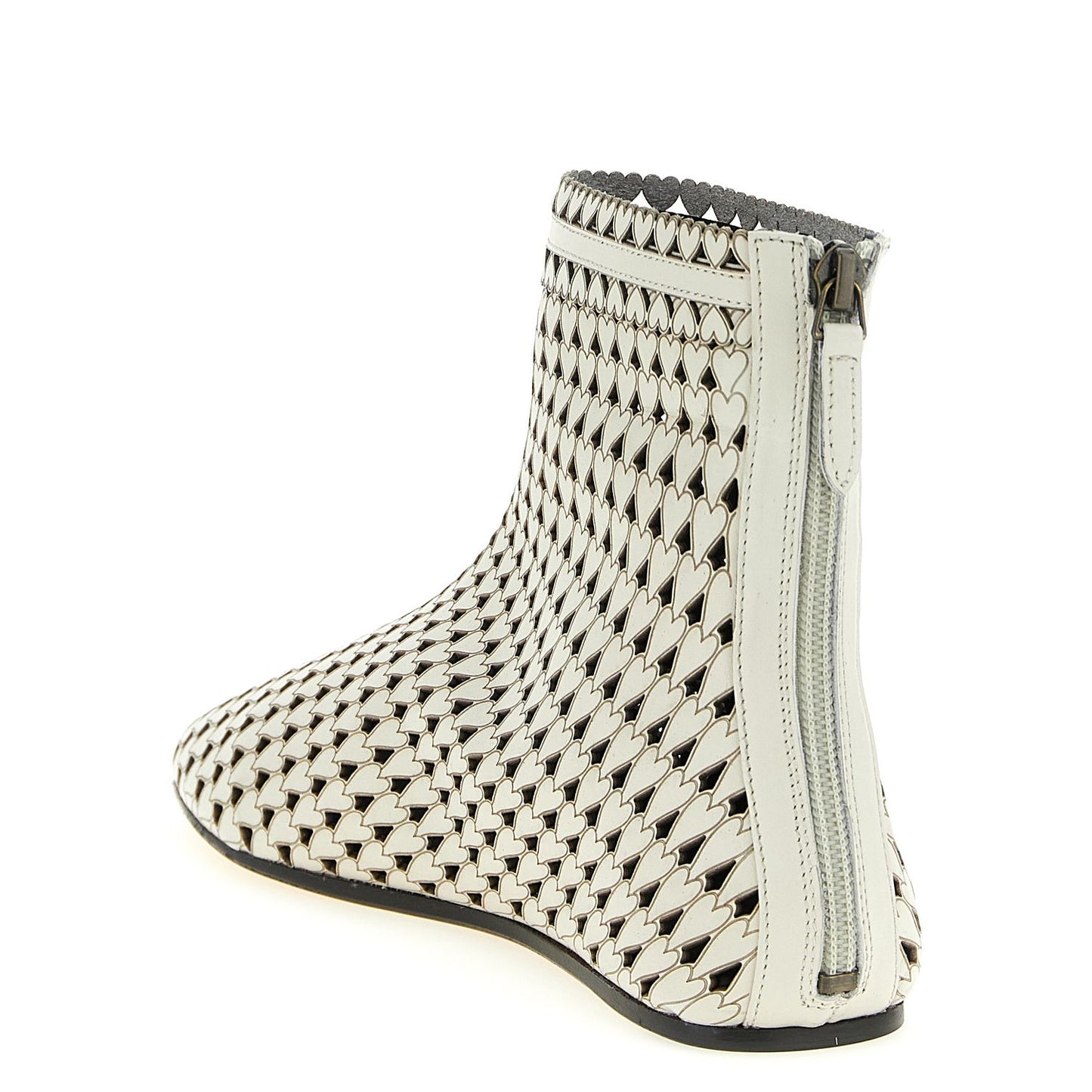 Isabel Marant Beige Calfskin Ankle Boots