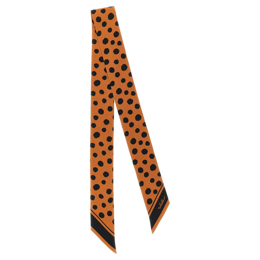 Valentino Garavani Brown Silk Foulard