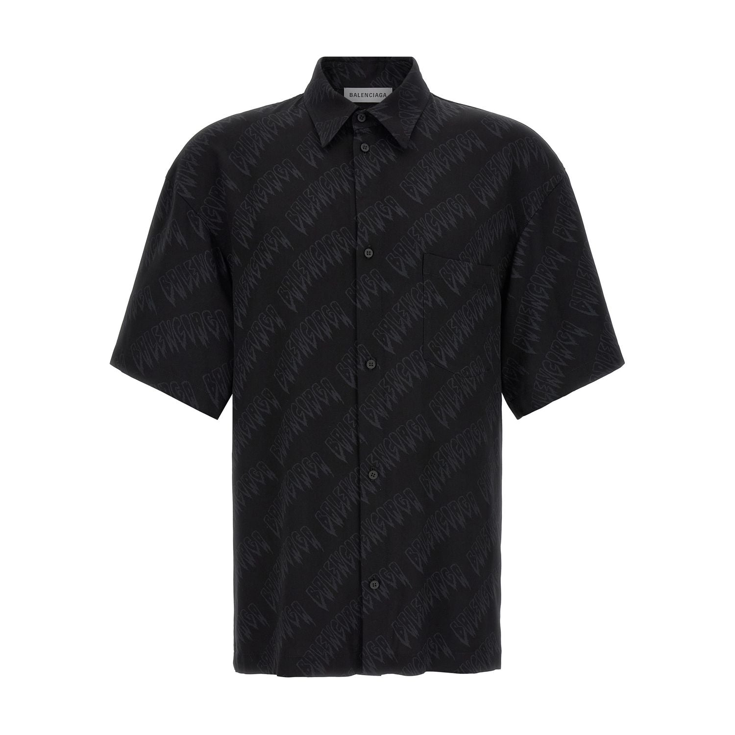 Balenciaga Black Viscose Blouse