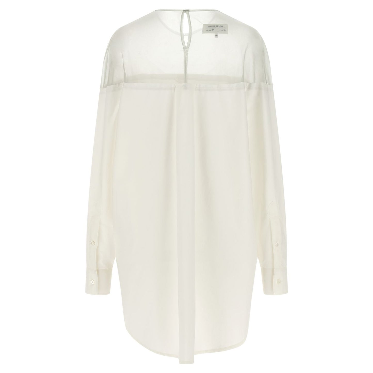 MM6 Maison Margiela White Cotton Blouse