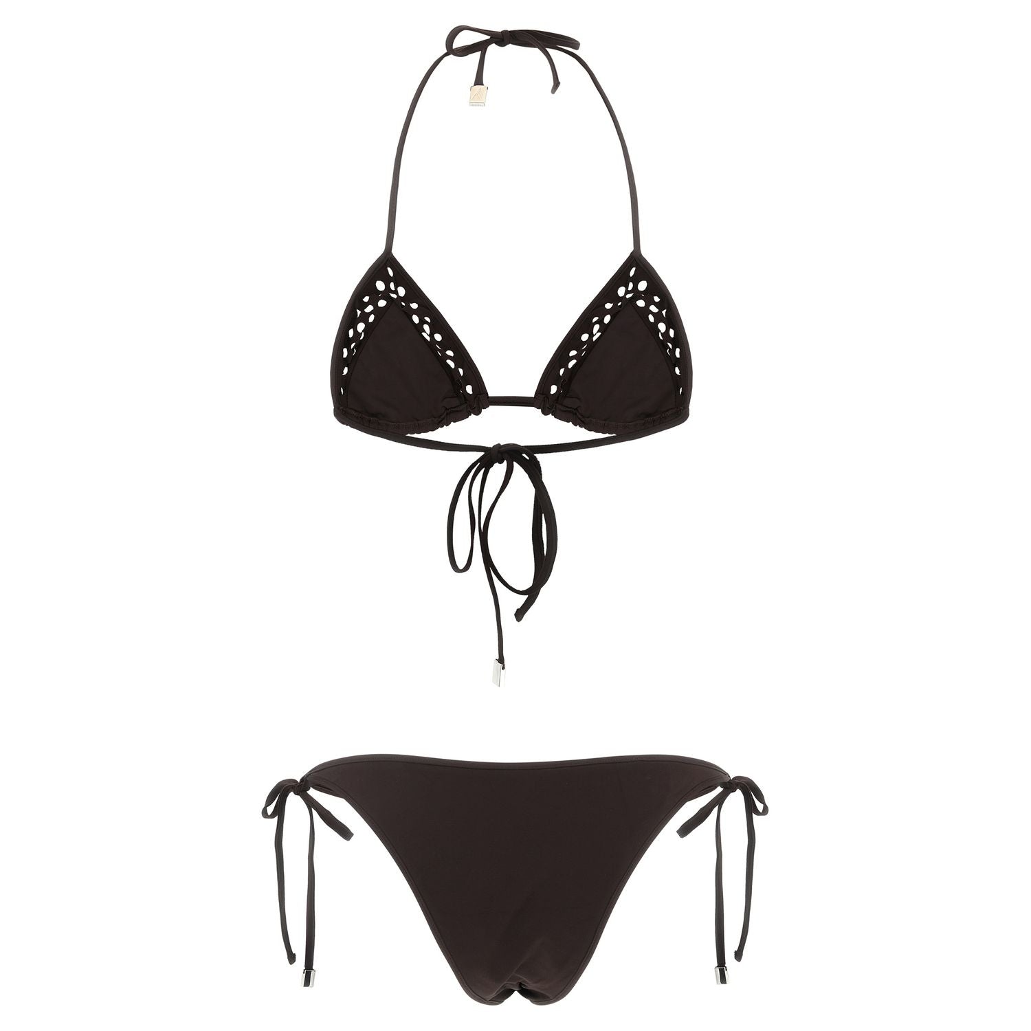 The Attico Brown Polyamide Bikini