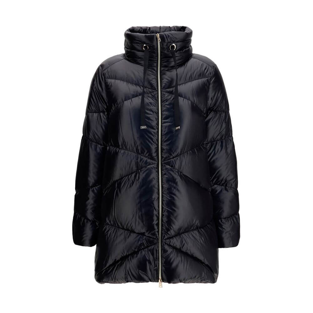 Herno Black Polyamide Full-Length Jacket