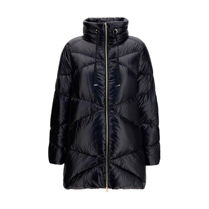 Herno Black Polyamide Full-Length Jacket