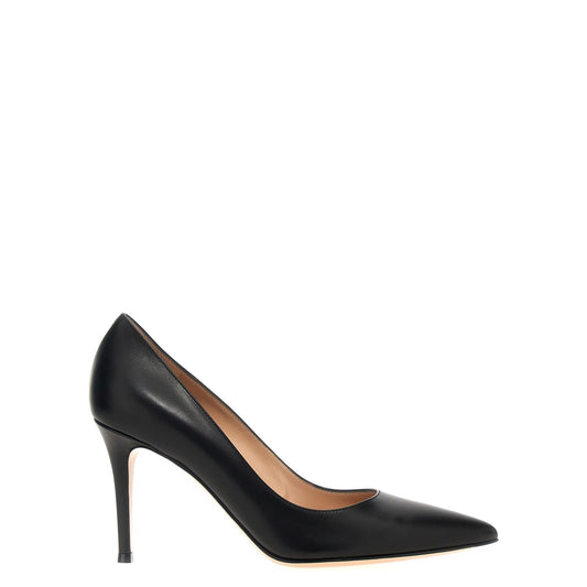 Gianvito Rossi Black Calfskin High Heel Pumps