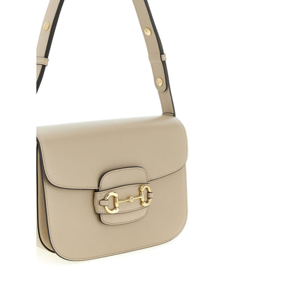 Gucci Beige Calfskin Shoulder Bag