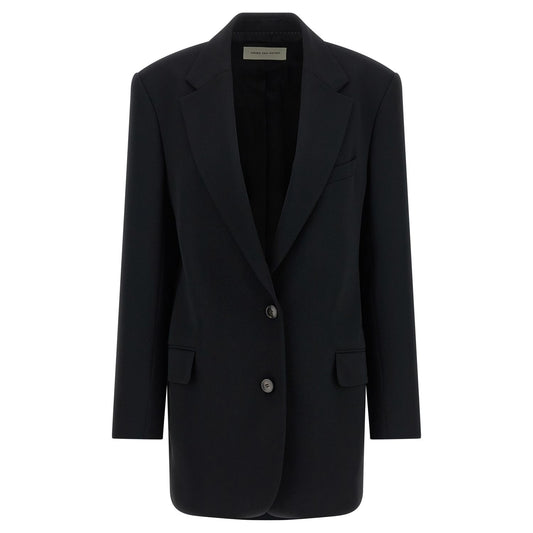 Dries Van Noten Black Polyester Blazer