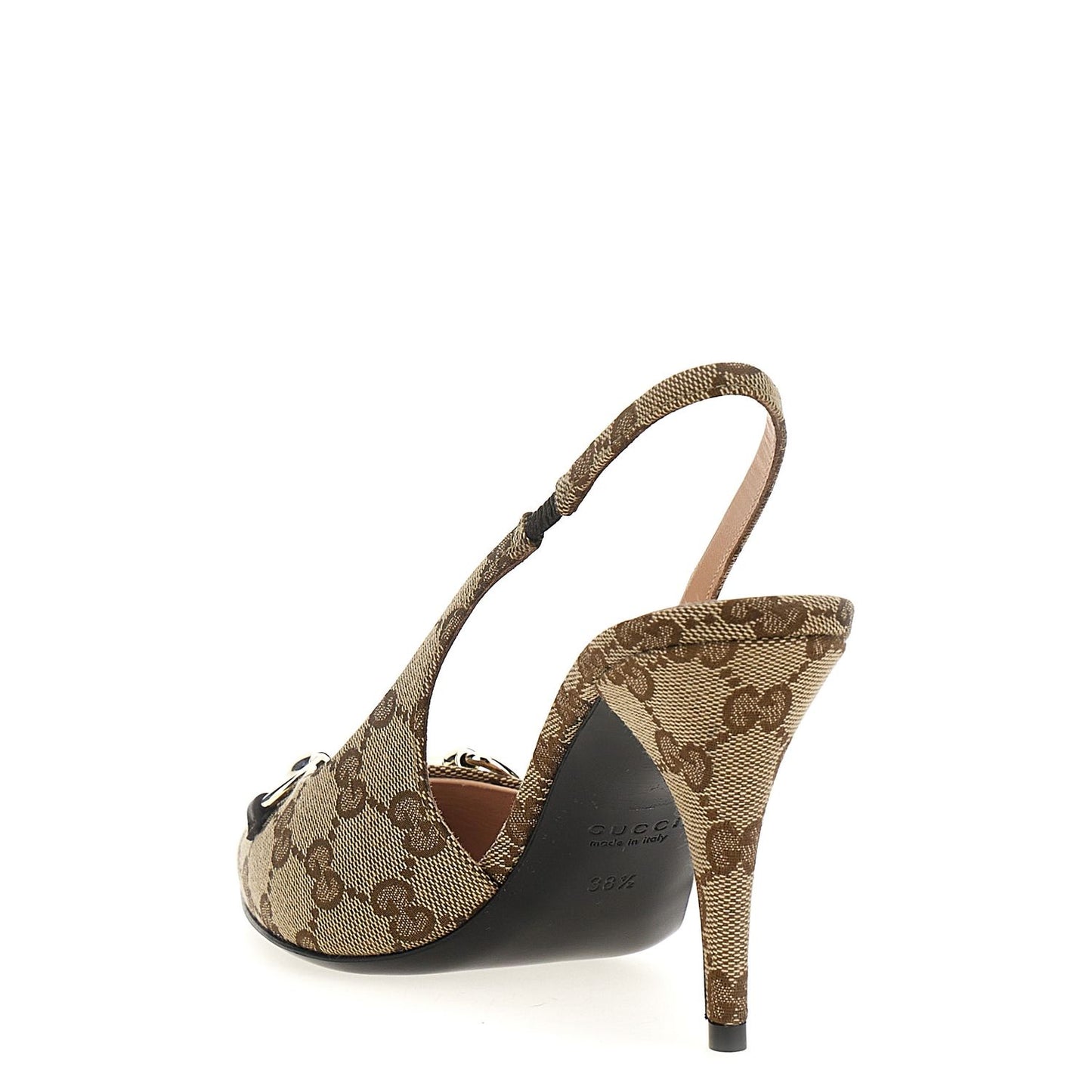 Gucci Beige Polyester High Heel Pumps